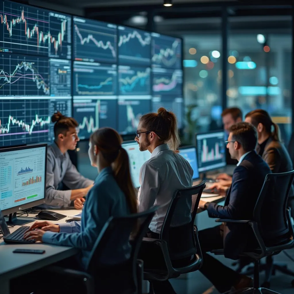Équipe de FinSécurIA collaborant dans un environnement de travail moderne